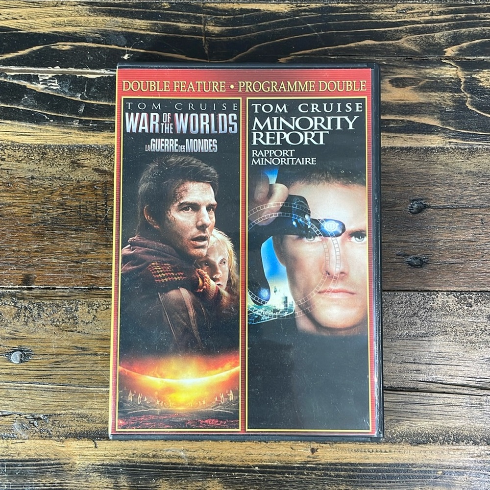2 DVD’s Minority Report & War Of The Worlds DVD’s
